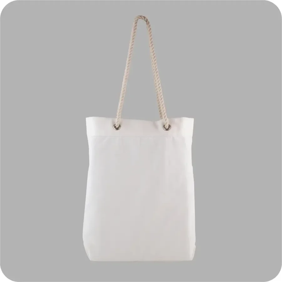 Canvas tote, rope handles, boxed base (CNS-85)