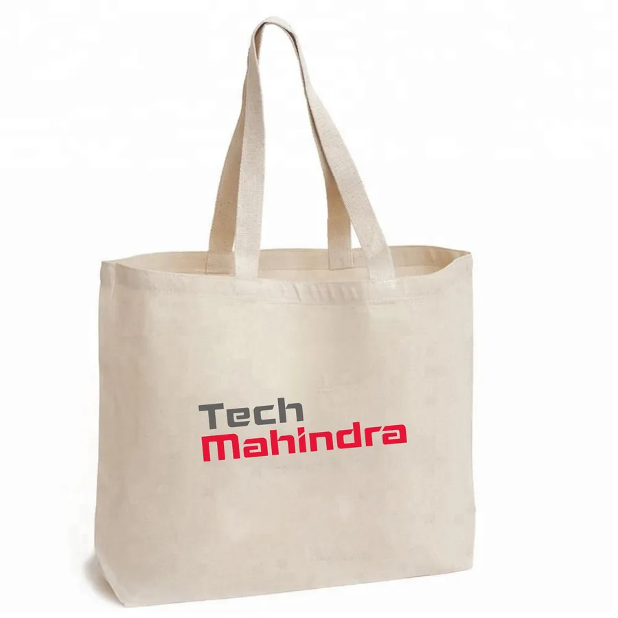 Natural cotton shopper, short handles (CTN-02)