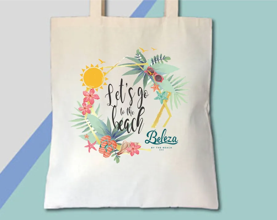 White cotton tote, full-colour print (CTN-04)