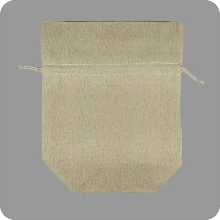 Cotton drawstring pouch, 4 × 6 (PCH-36)
